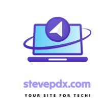 STEVE PDX LOGO WHITE